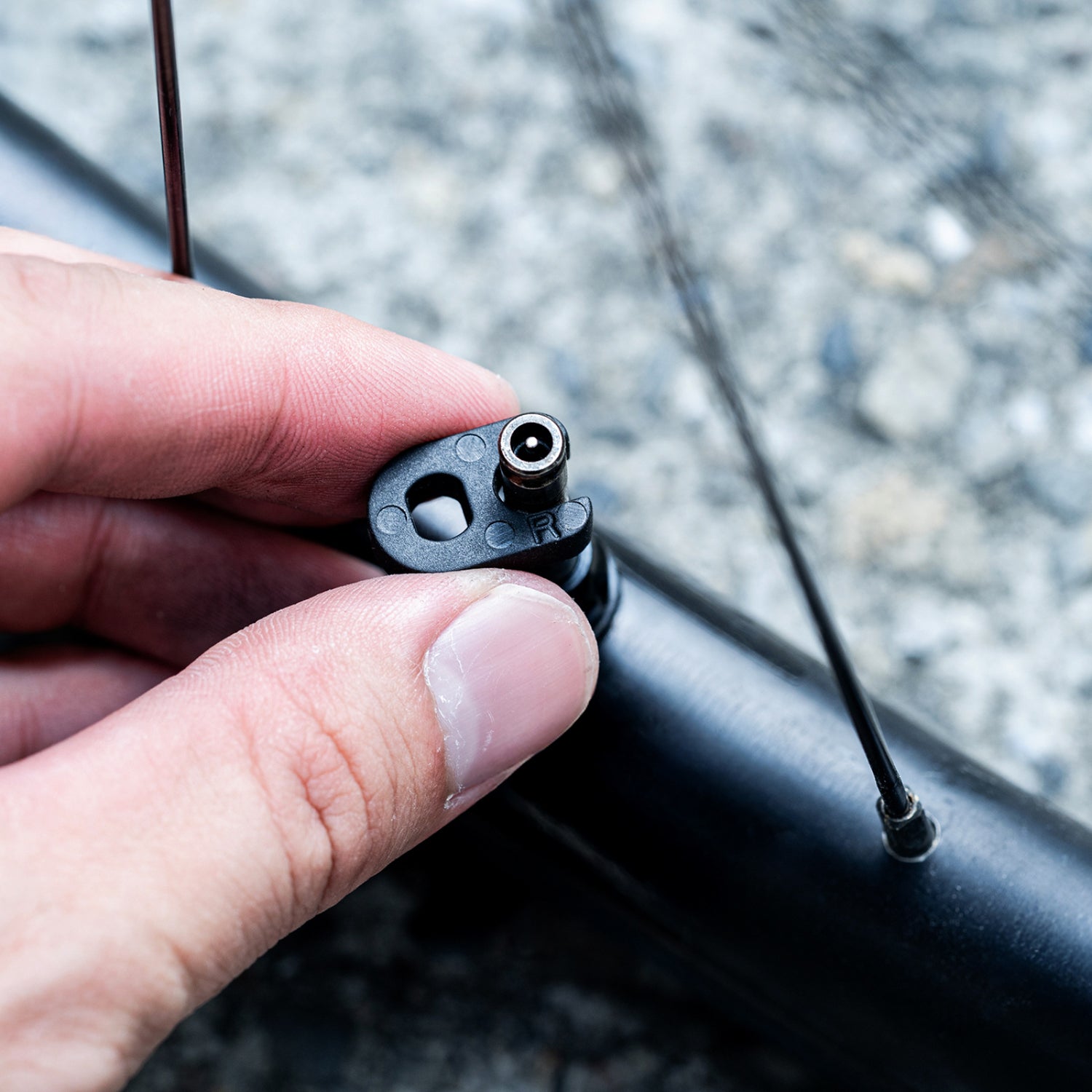 Lezyne Fahrradpumpe-Zubehör Fahrradpumpe Zubehör ABS Pro CLIK Pumpenkopf inkl. 2x CLIK Ventilkernen