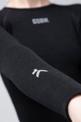 Base Layer Long Sleeve Winter Merino Women - Coal