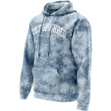 Fleece Hoodie - Tie-dye Blue
