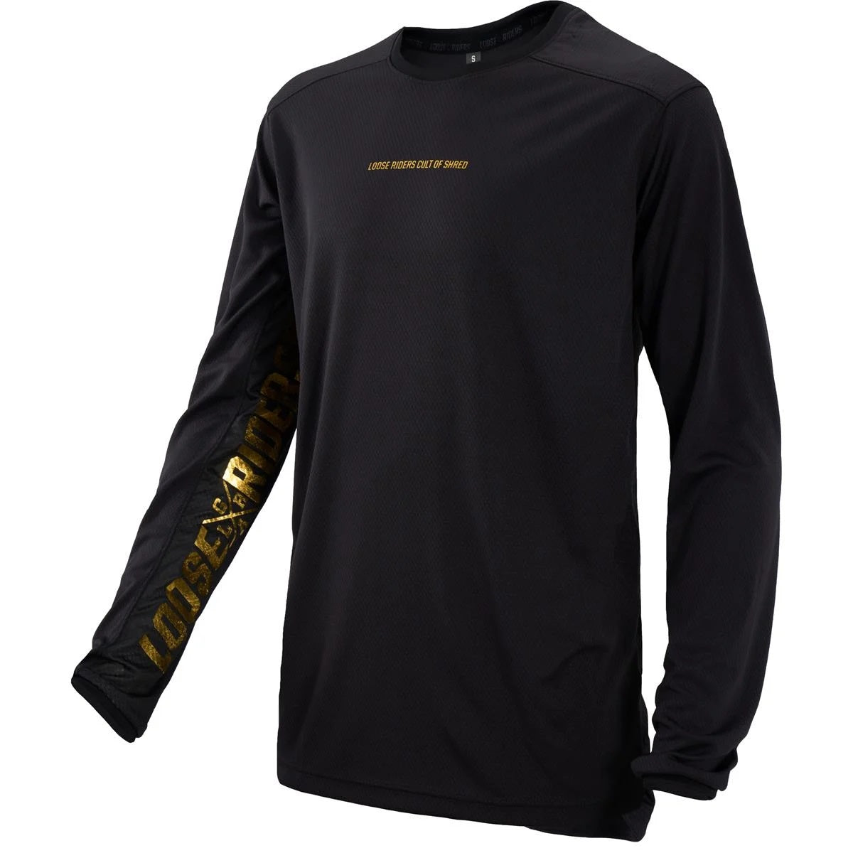 Tech Men Jersey Longsleeve - Stealth Gold