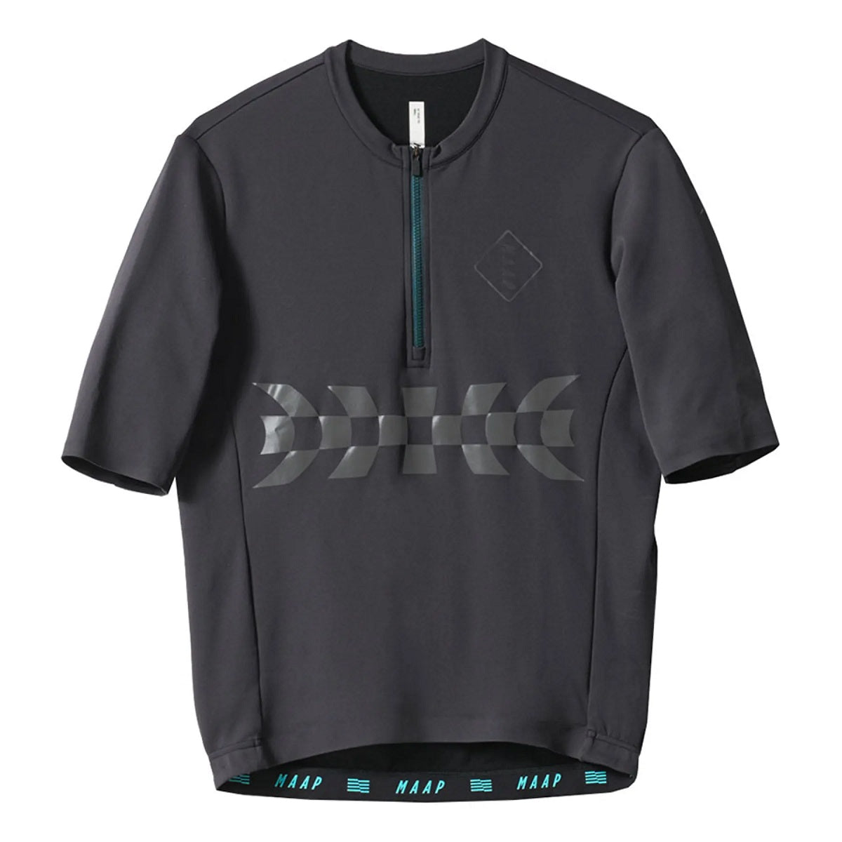 Maap Fahrradtrikot Alt_Road 1/2 Zip Jersey - black