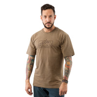 Mountain Logo T-Shirt - Brown 