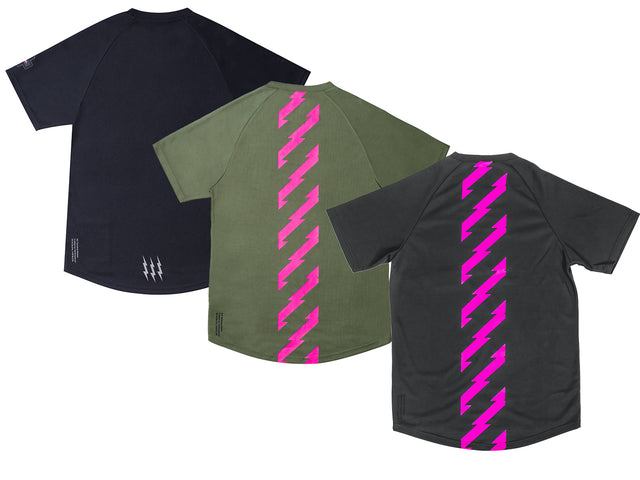 Muc Off Short Sleeve Riders Jersey - white/pink