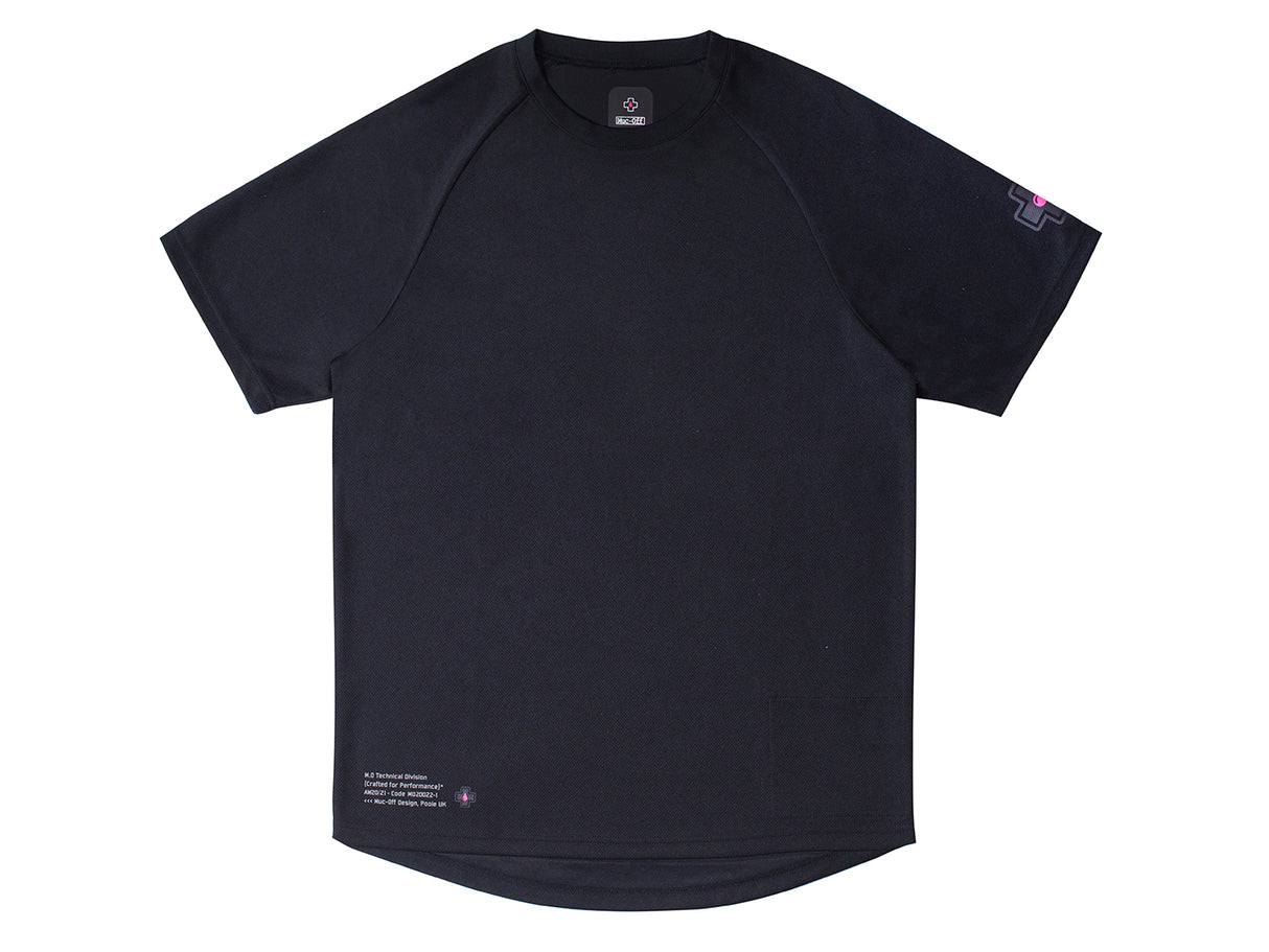 MTB Trikot kurzarm - Schwarz