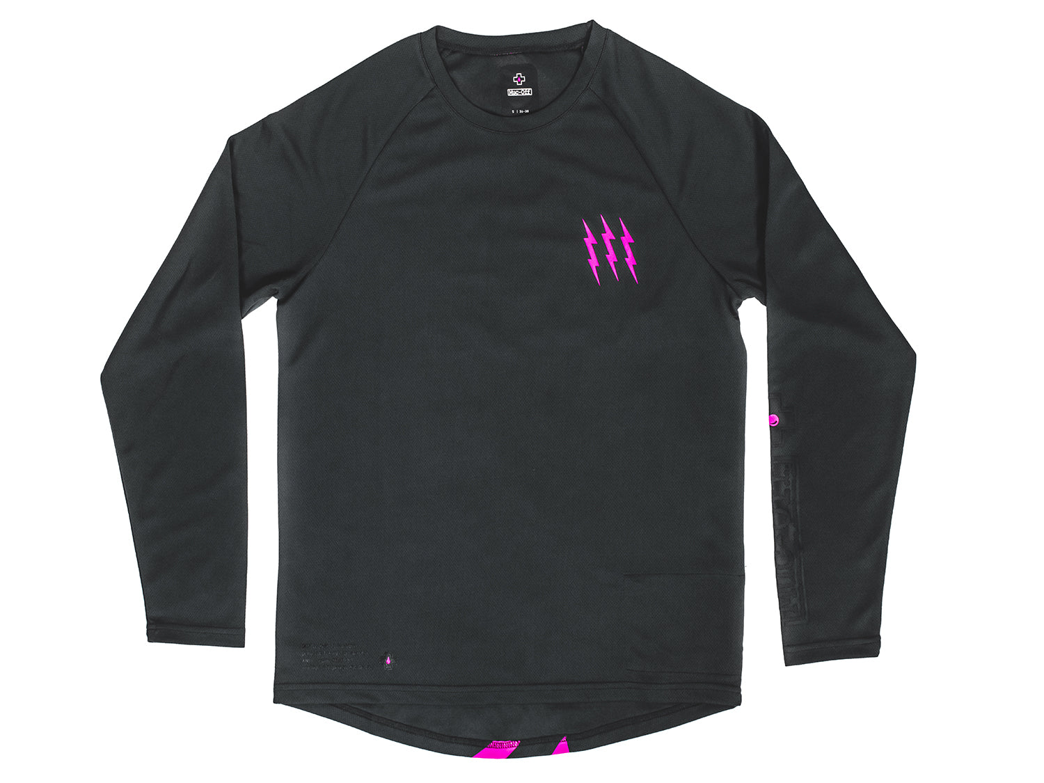 MTB Trikot langarm - Grau/Pink