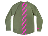 MTB Trikot langarm - Grün/Pink