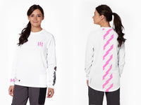 Muc Off Long Sleeve Riders Jersey - white/pink