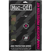 Frame and chainstay protection - camo black/green 