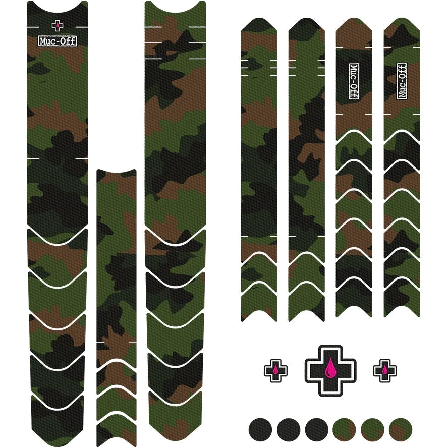 Rahmenschutz Kit DH/ENDURO/TRAIL - camo black/green
