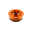 Bore cover for V4 brake caliper large - Orange 