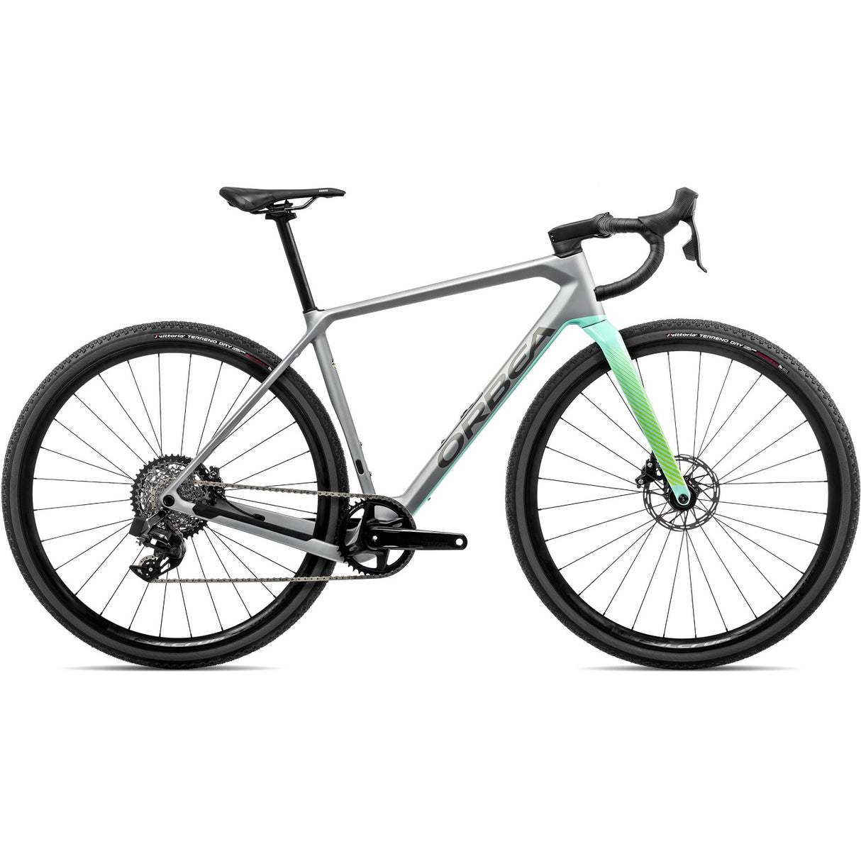 TERRA M31e TEAM 1X Stone Silver - Ice Green