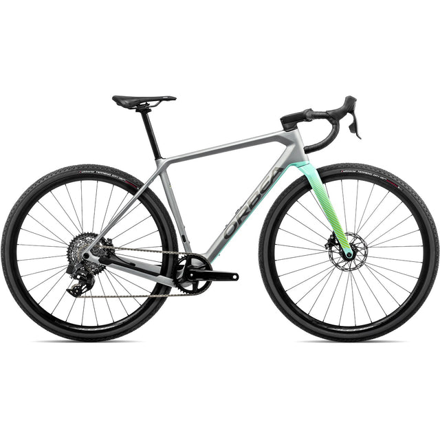 TERRA M31e TEAM 1X Stone Silver - Ice Green