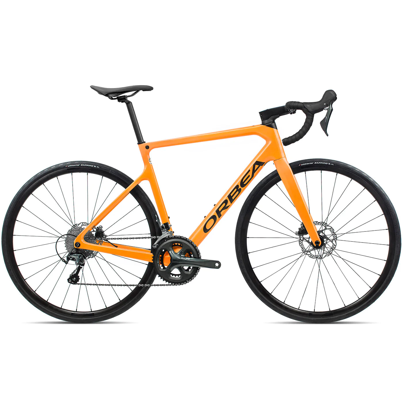 Orbea Road Bike ORCA M40 Metallic Electric Orange (Gloss) - Black