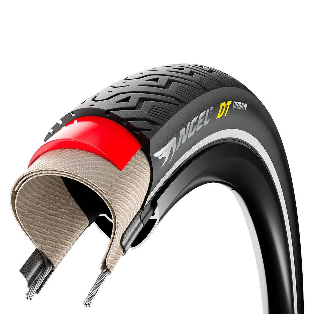 Angel DT Urban 28" - Black w/reflective band