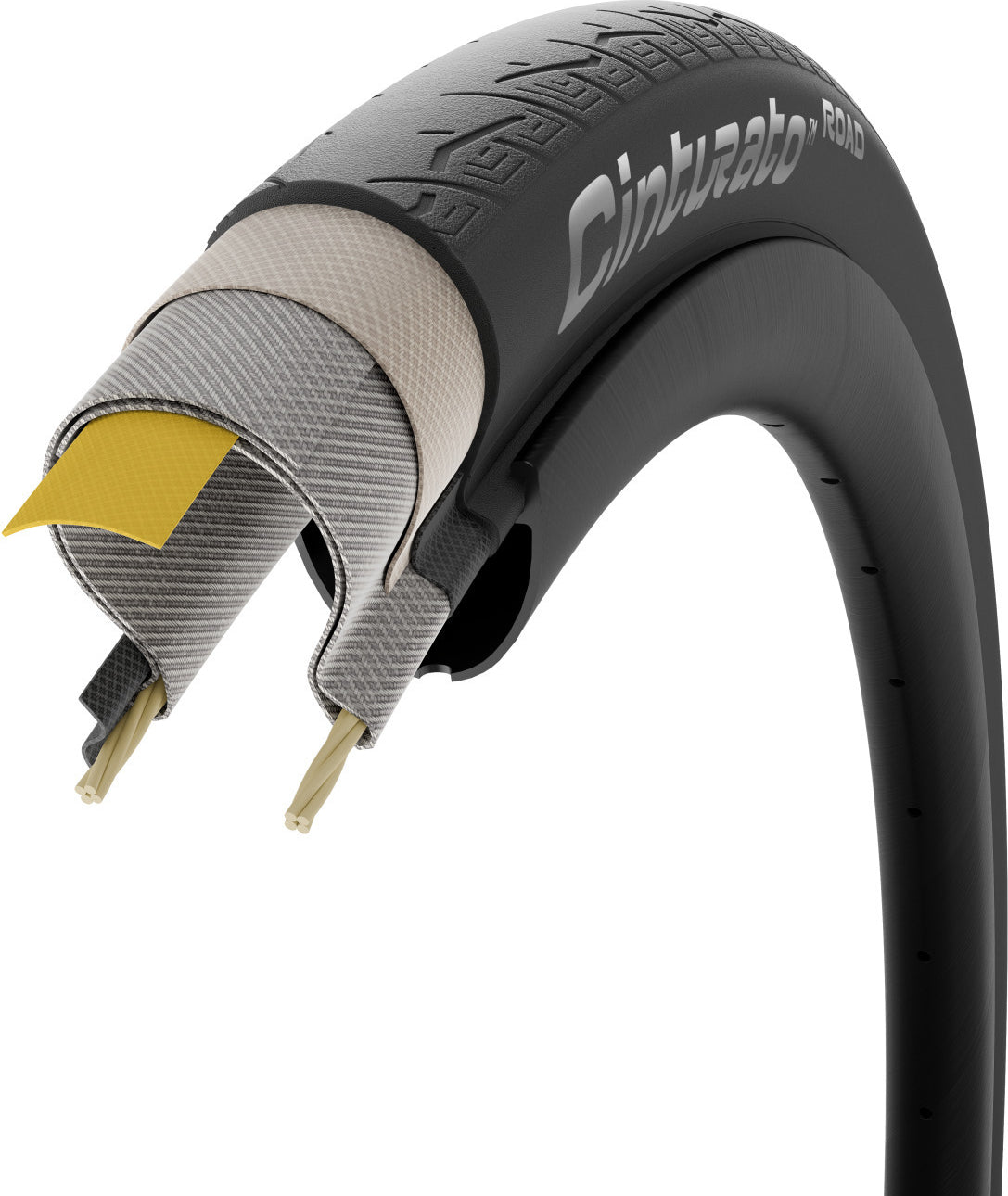 Cinturato Road, 28" Faltreifen TLR - schwarz