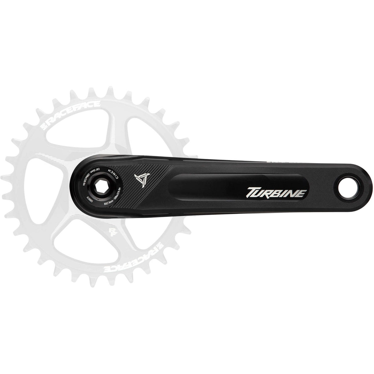 Turbine Kurbelgarnitur Cinch 136 - Schwarz