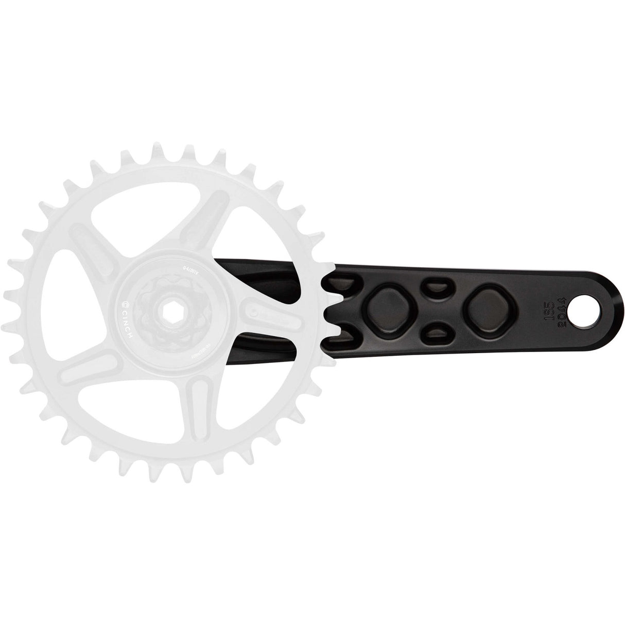 Turbine Kurbelgarnitur Cinch 136 - Schwarz