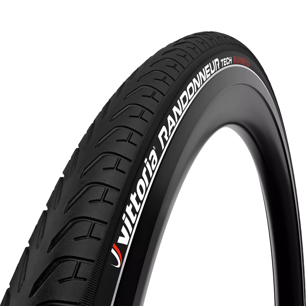 Randonneur Tech Wire Tire Black Reflective