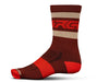 Fifty/Fifty Merino Socks - Oxblood 