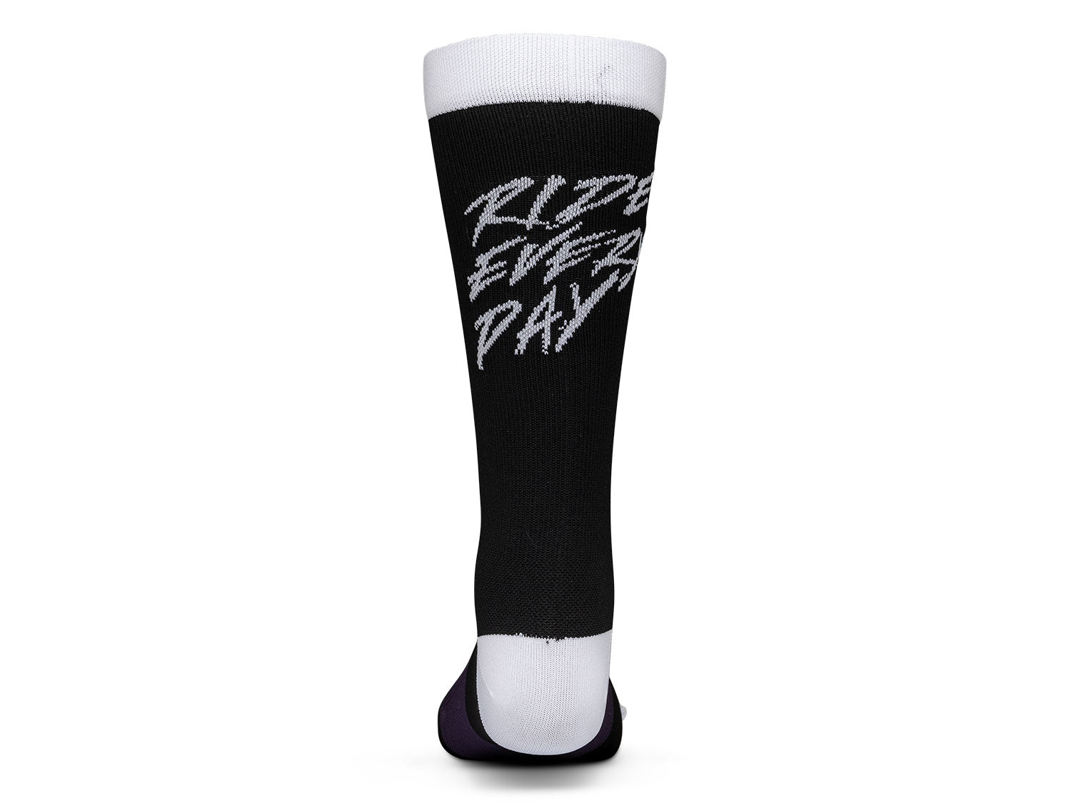 Ride Every Day Socks - Black/White