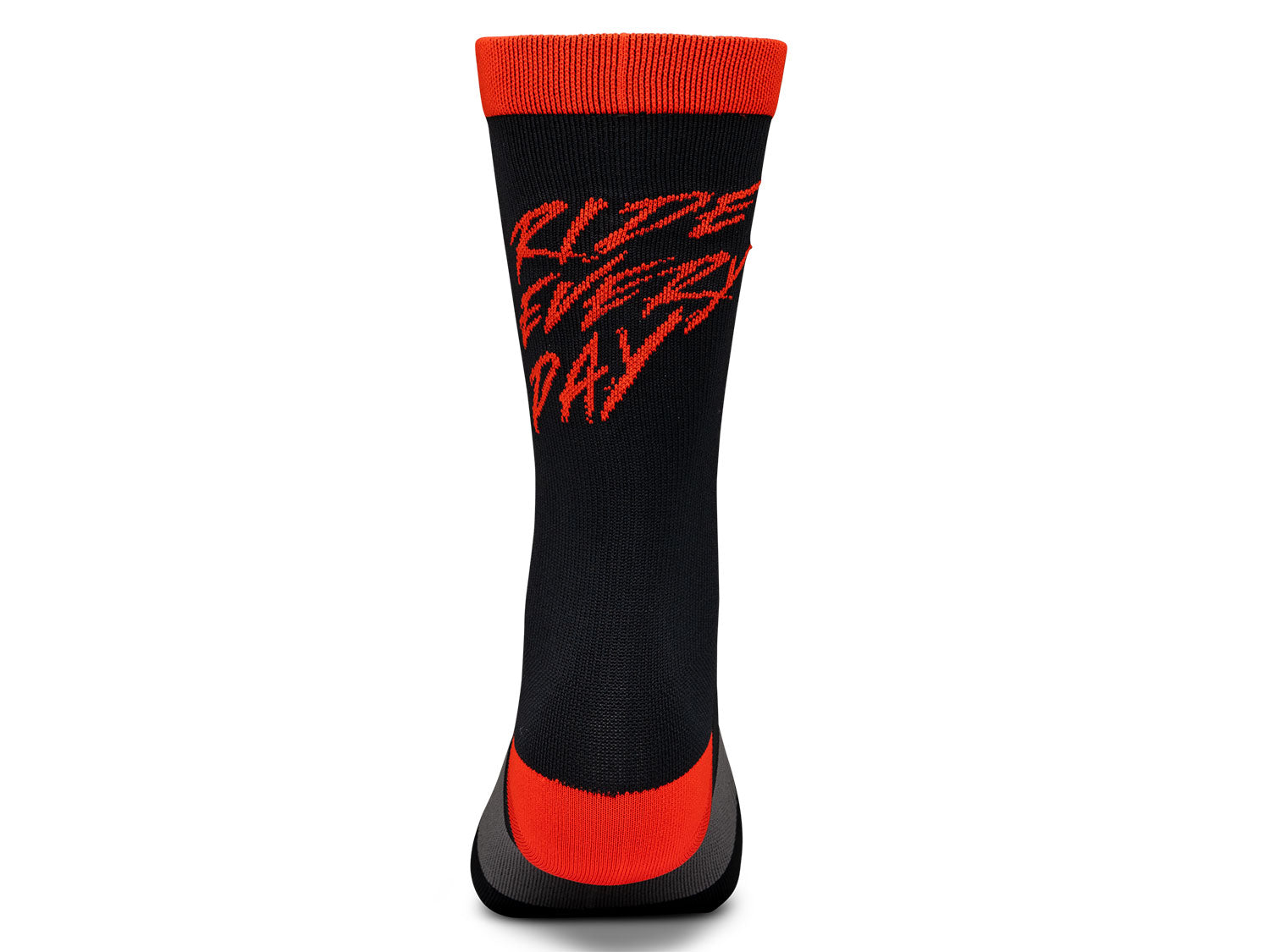 Ride Every Day Youth Socks - Black/Red