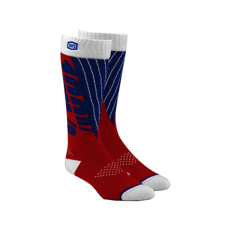 Moto Socken - Rot/Blau