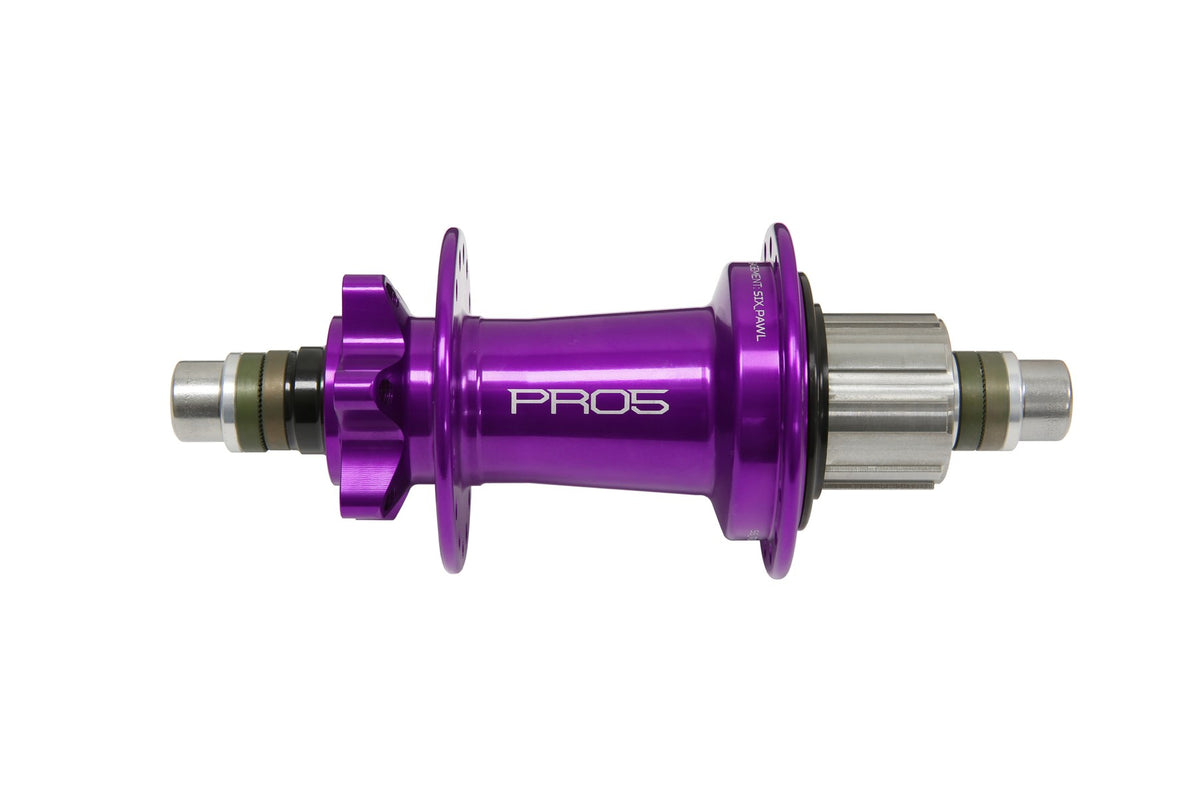 Pro 5 Trial/Singlespeed rear hub purple 36-hole - 135 mm Bolt In