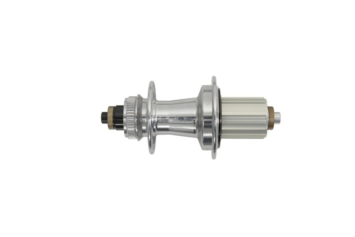 Pro 5 Hinterradnabe 32 Loch - Centerlock - silber - Shimano Aluminium Freilauf