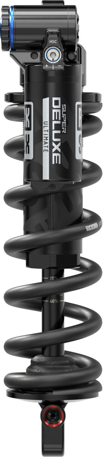 Super Deluxe Ultimate Coil  DHRC2, 225x75 mm Standard/Trunnion - Schwarz