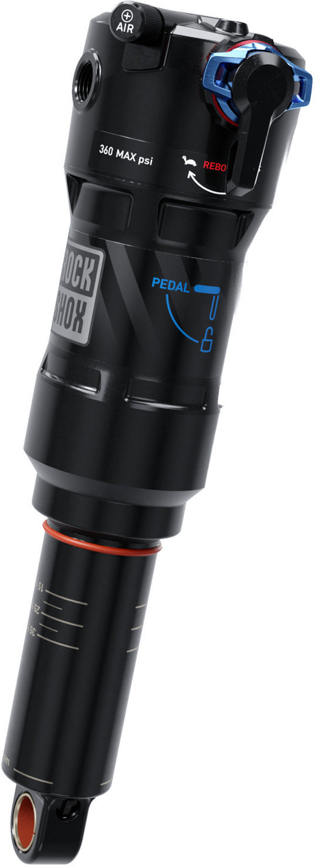 Super Deluxe Ultimate Debon Air+ RC2T, 185x47,5 mm Trunnion/Standard - Schwarz