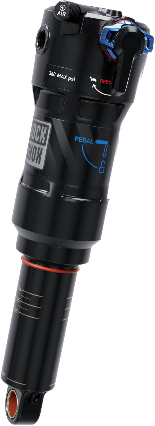 Super Deluxe Ultimate Debon Air+ RC2T, 205x62,5 mm Trunnion/Standard - Schwarz