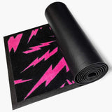 Fahrradmatte / Absorbing Bike Mat (200 x 40 cm) - black/pink
