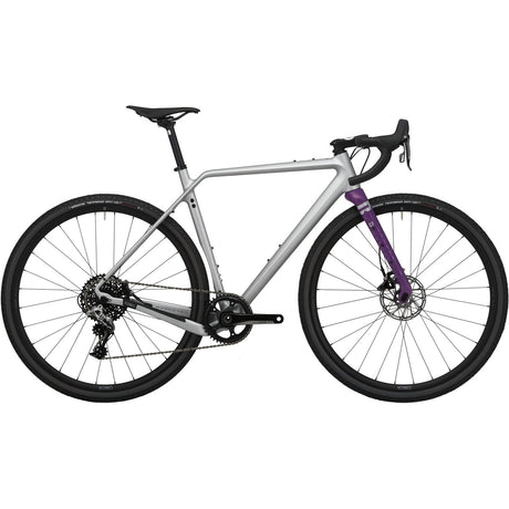 Ruut CF2 Gravelbike - Silver/Purple