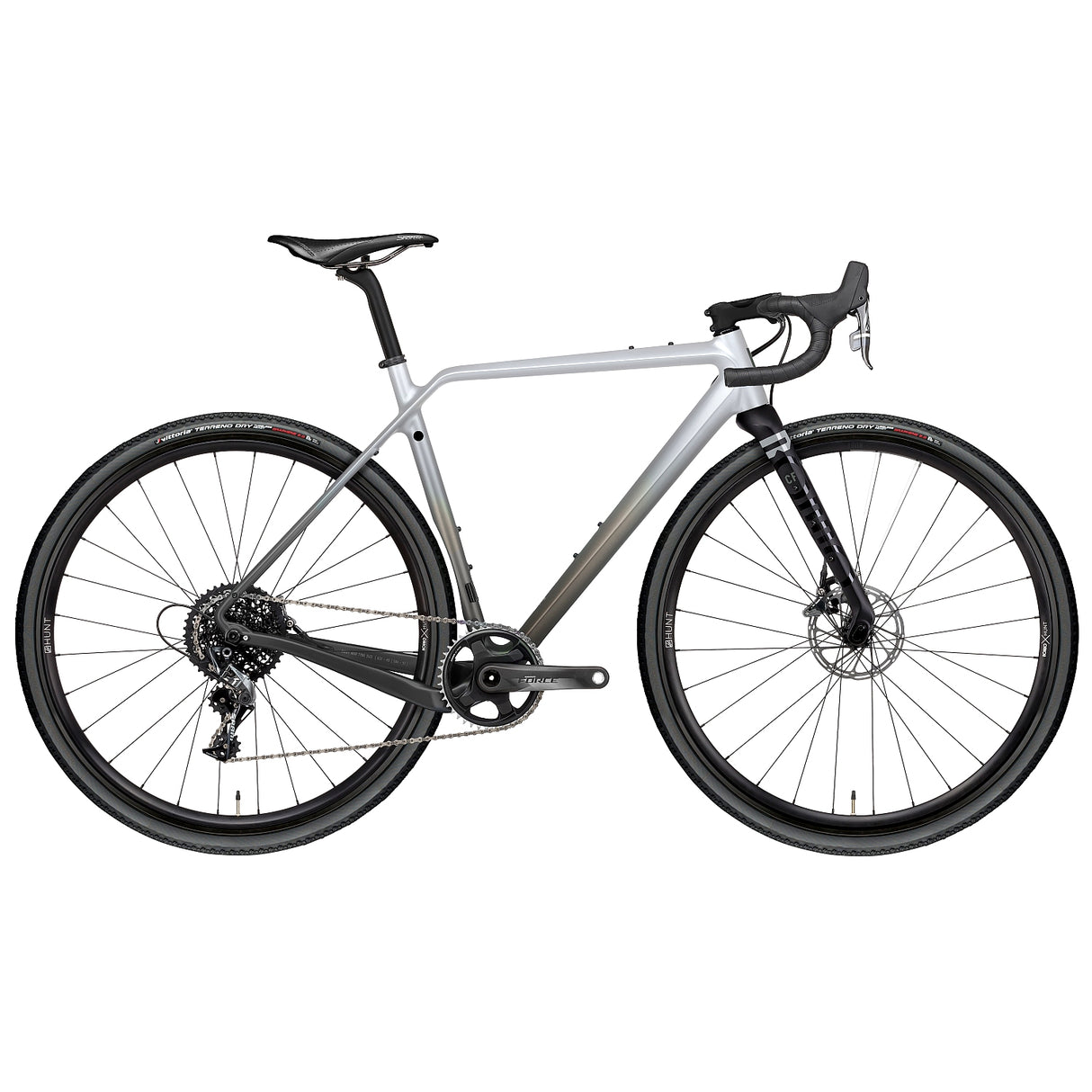 Ruut CF1 Gravelbike - Black/White