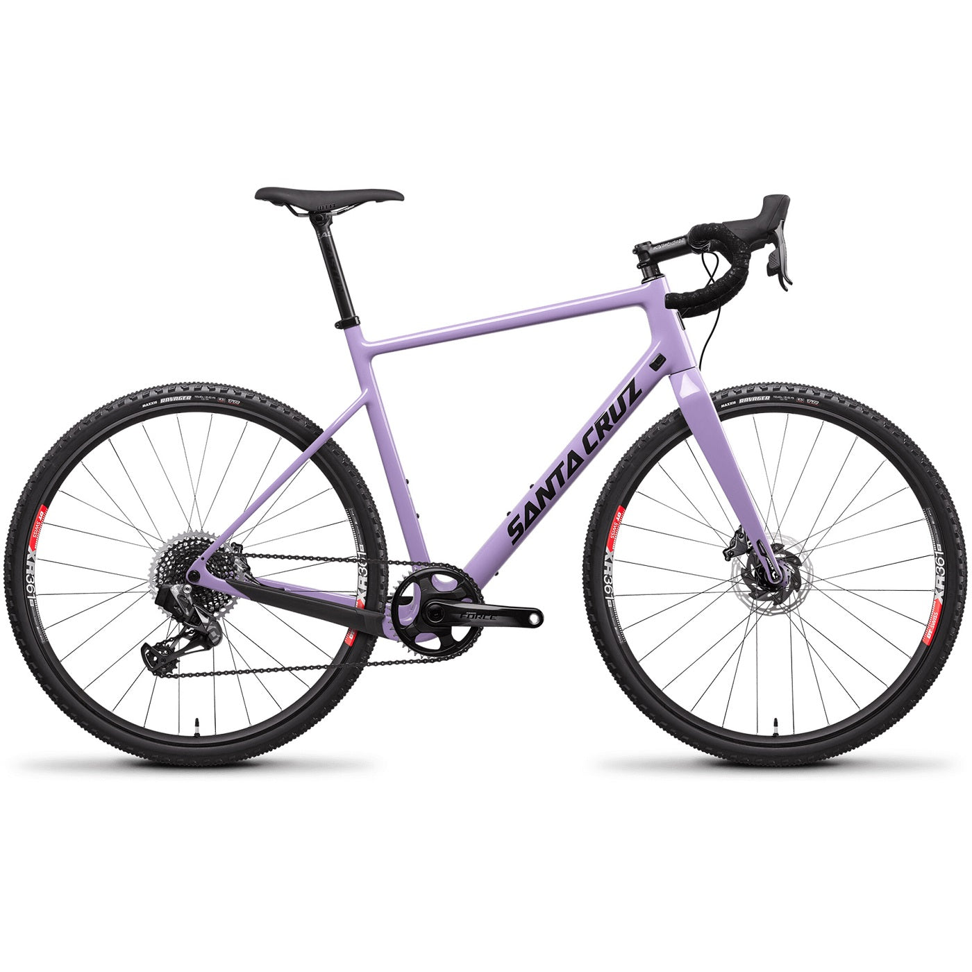 Santa Cruz Gravel Bike Stigmata 3 CC - 28 inch - Force-1x AXS RSV - Gloss Lavender and Gloss Carbon 56 cm