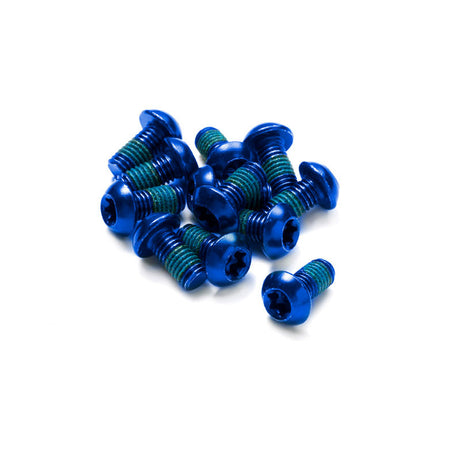 Schrauben Set für Bremsscheiben - blau
