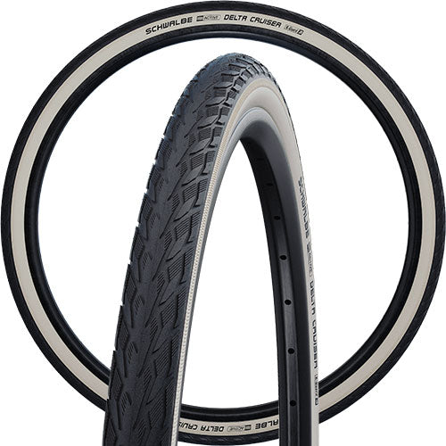DeltaCruiser Plus Active PunctureGuard 28-622 - whitewall-reflex