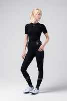 Base Layer Short Sleeve Winter Merino Women - Coal