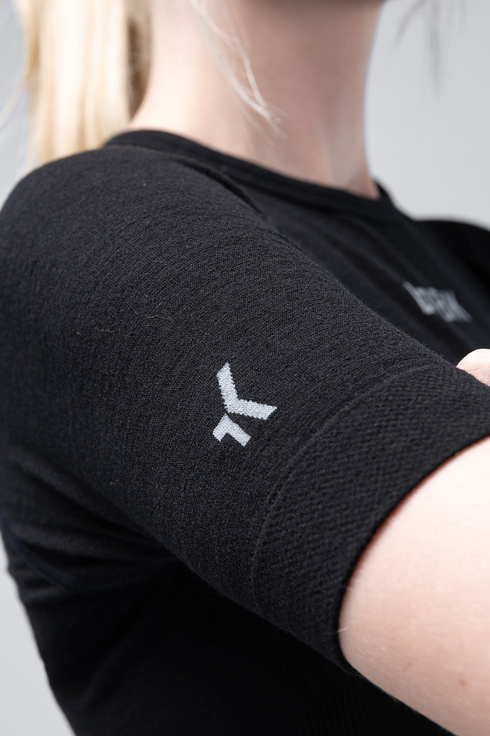 Base Layer Short Sleeve Winter Merino Women - Coal