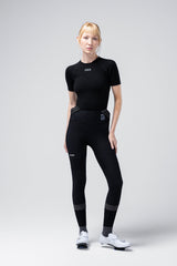 Base Layer Short Sleeve Winter Merino Women - Coal