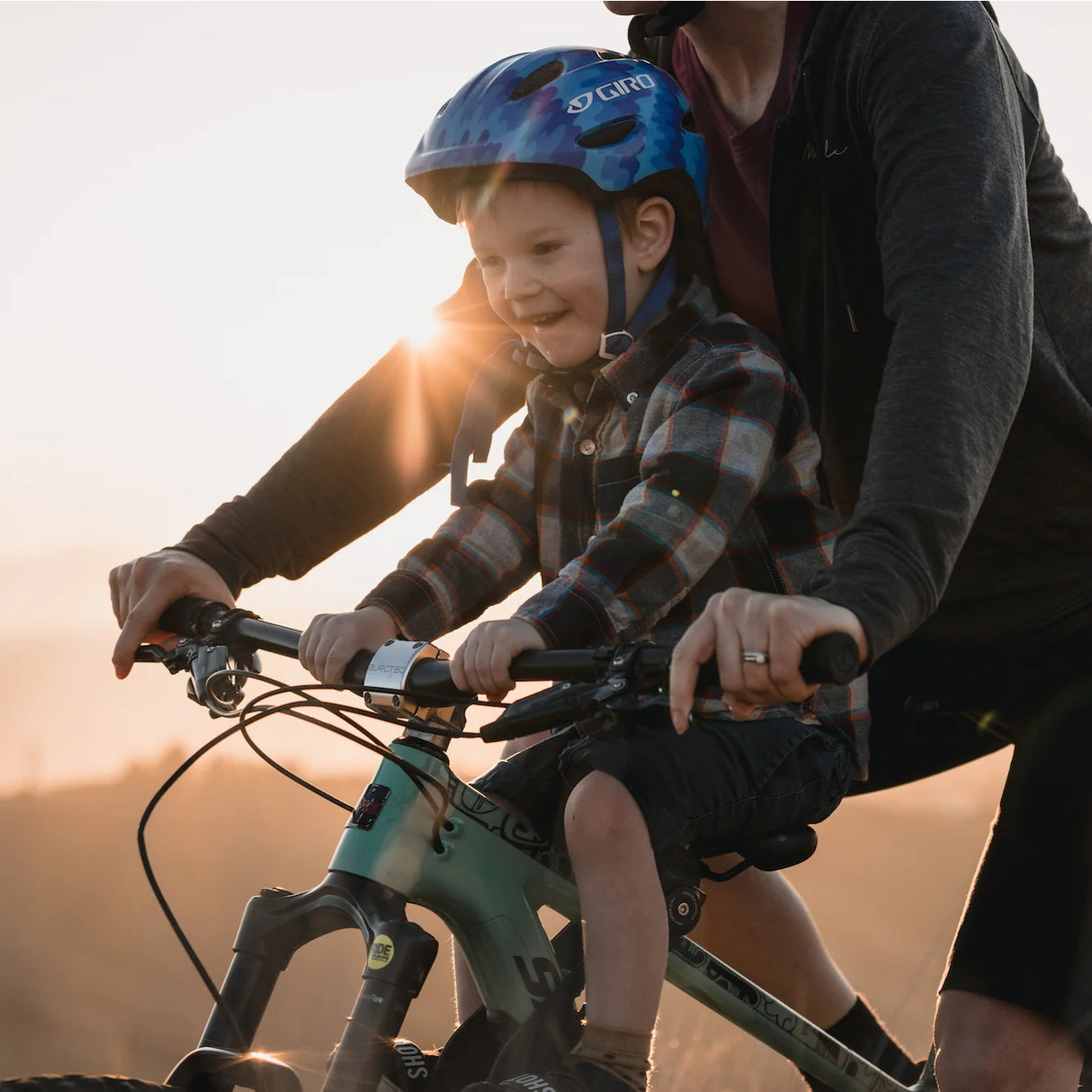 2.0 MTB-Kindersitz - Schwarz