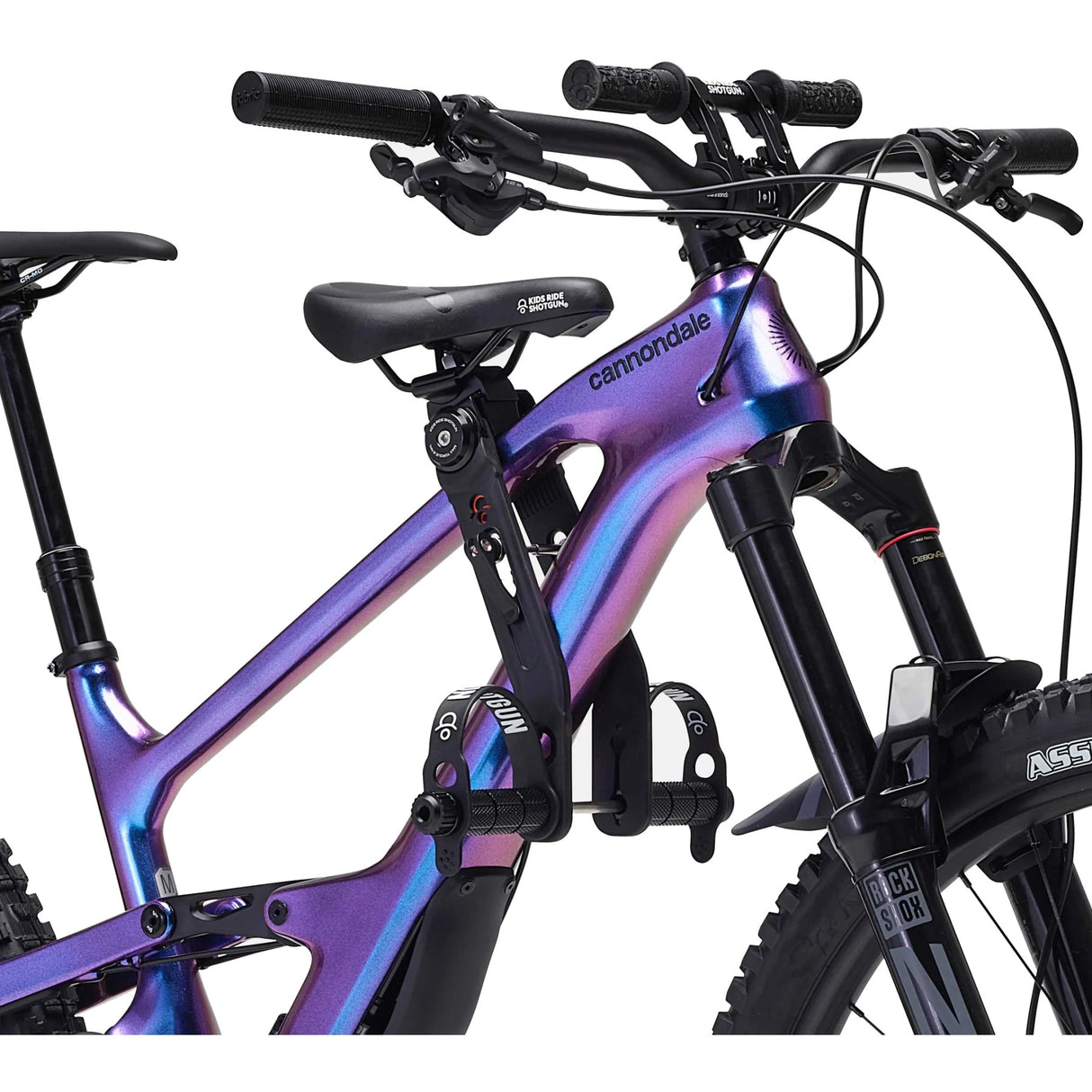 MTB Front 2.0 Kindersitz + 2.0 Lenker Combo - Schwarz