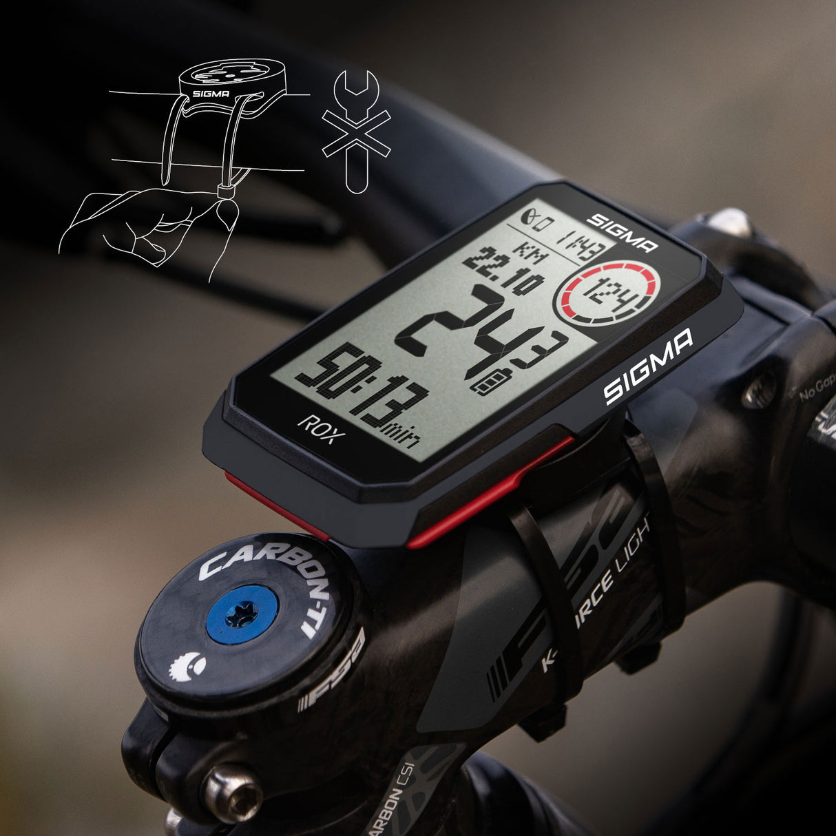 ROX 4.0 GPS Computer Sensor Set