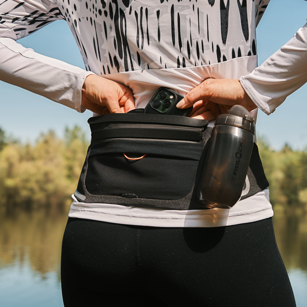 HIP BELT single + bottle 450 - black