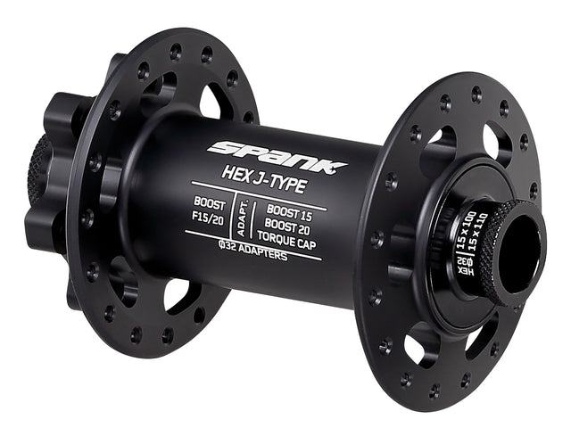 Spank HEX J-Type Boost F15/20 Hub, 32H front hub - black