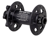 Spank HEX Gravel F12/15 Hub, 28H front hub - black