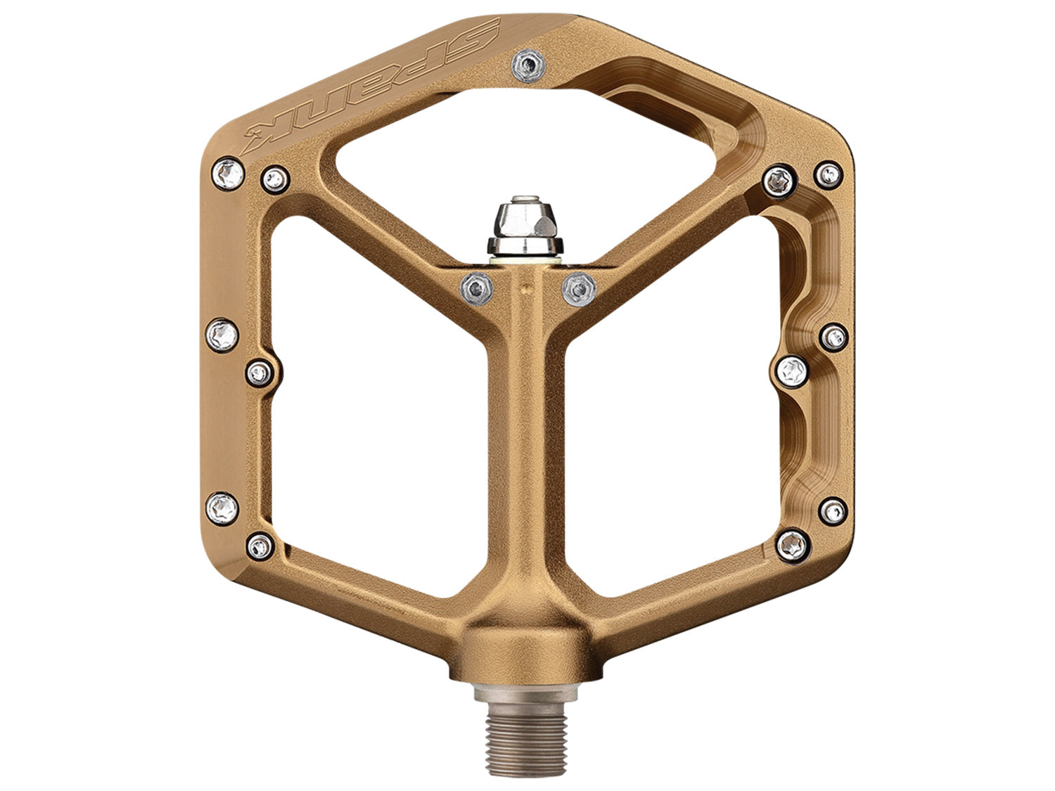 Oozy Reboot Flat Pedal - bronze