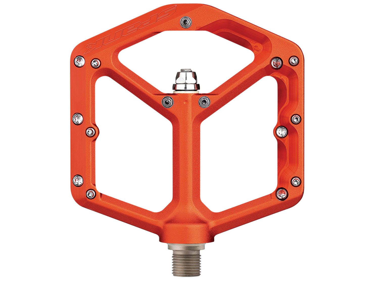 orange flat pedals Oozy Reboot Flat Pedal