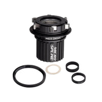 HEX Drive Microspline Freehub Body Set - Black 