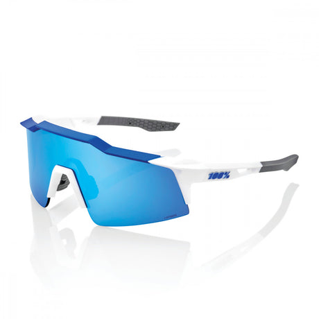 Speedcraft SL - HiPER Mirror Lens - Matte White / Metallic Blue